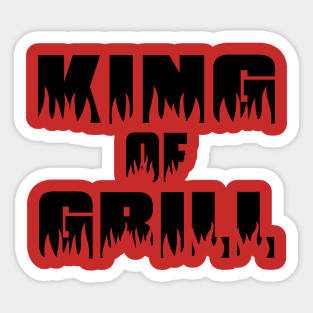 King of grill Sticker